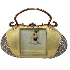 Vintage Ashleigh Manor Purse Picture Frame. 2.5” x 2.5”